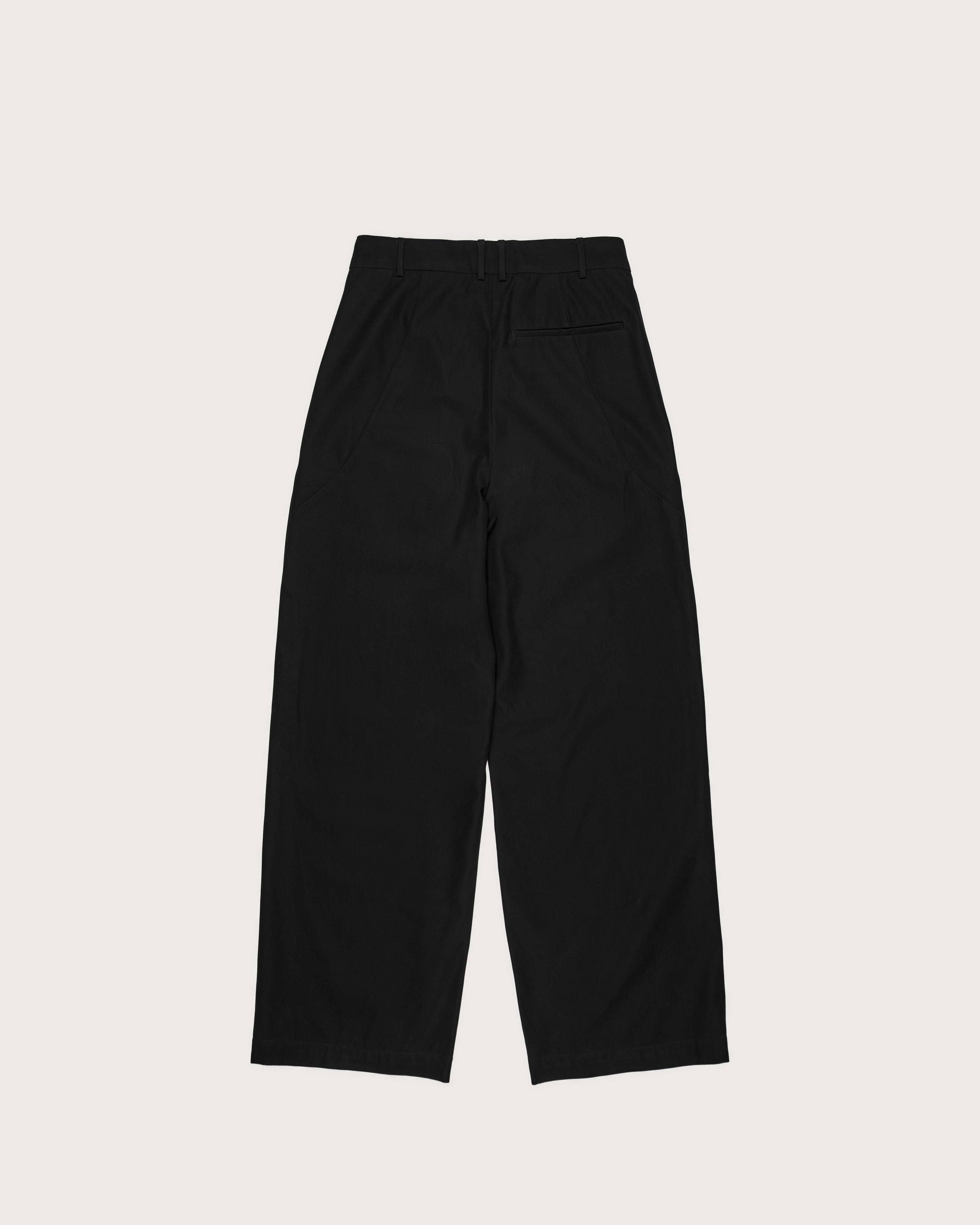 OVERTURE TROUSERS IN SILICA DYED COTTON TWILL