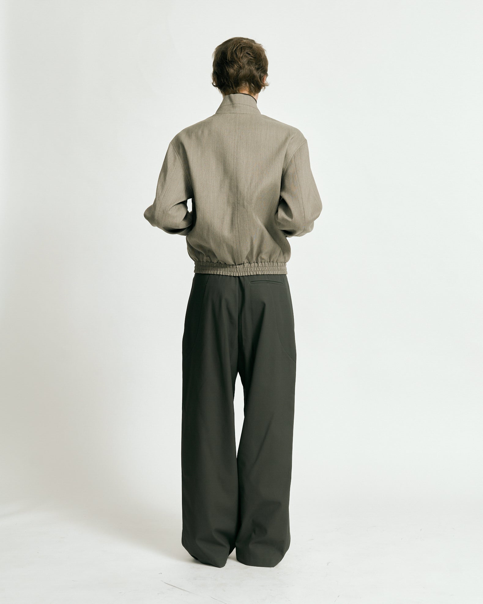 Overture Trousers in Cotton Twill Storm Grey