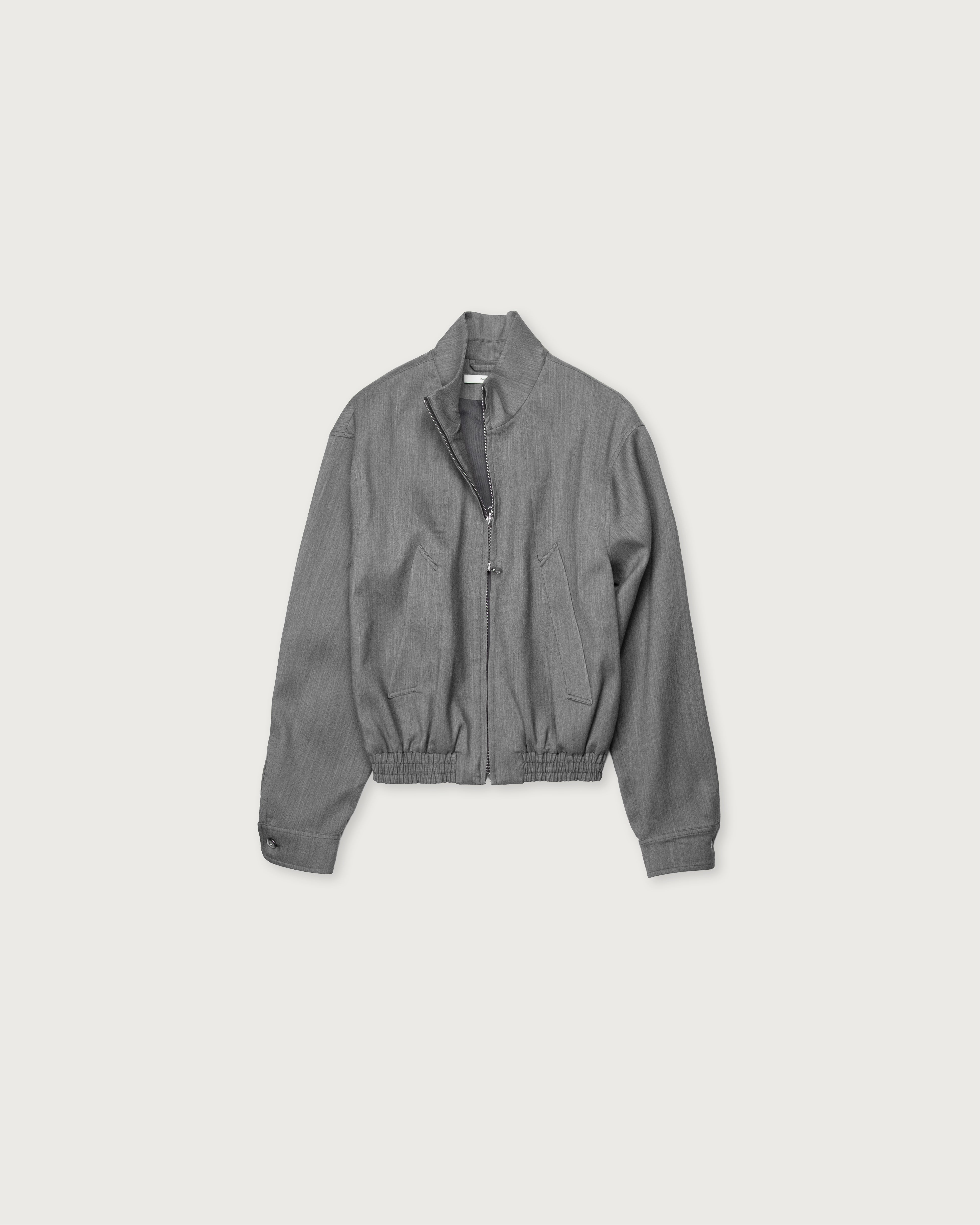 LUDOVICO BLOUSON IN DUSK WOOL AND SILK