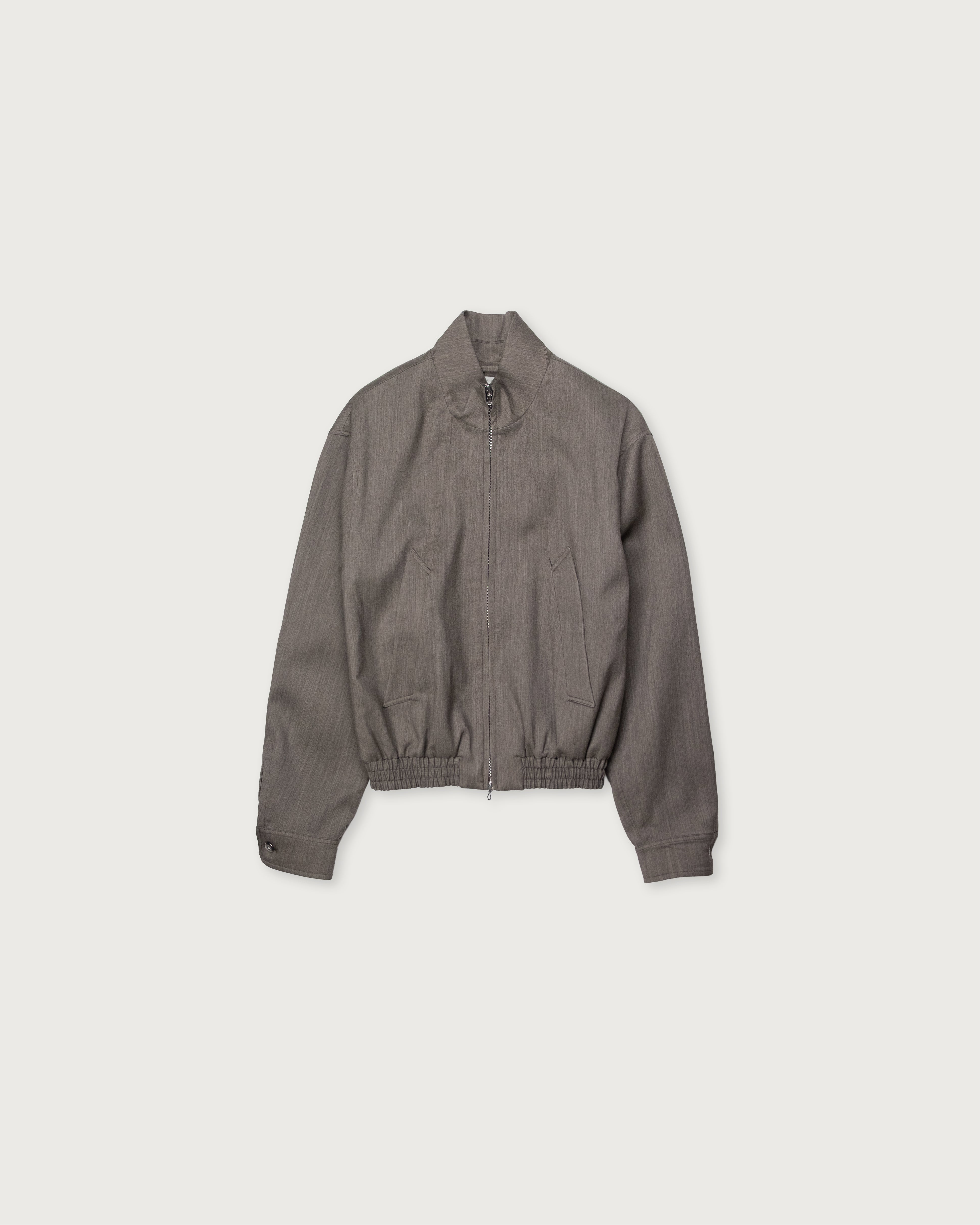 LUDOVICO BLOUSON IN DAWN WOOL AND SILK