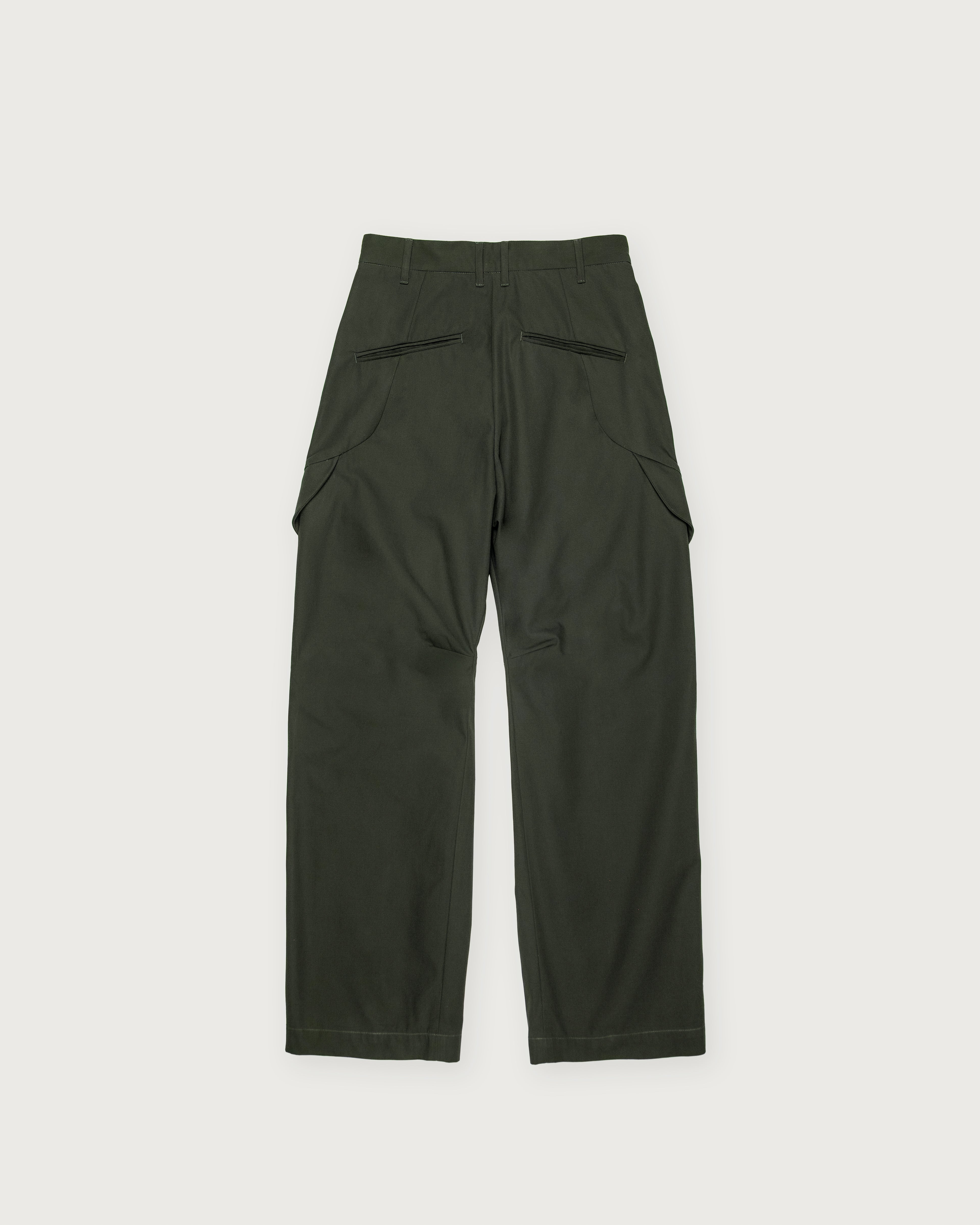LUDOVICO TROUSERS IN SILICA DYED COTTON TWILL