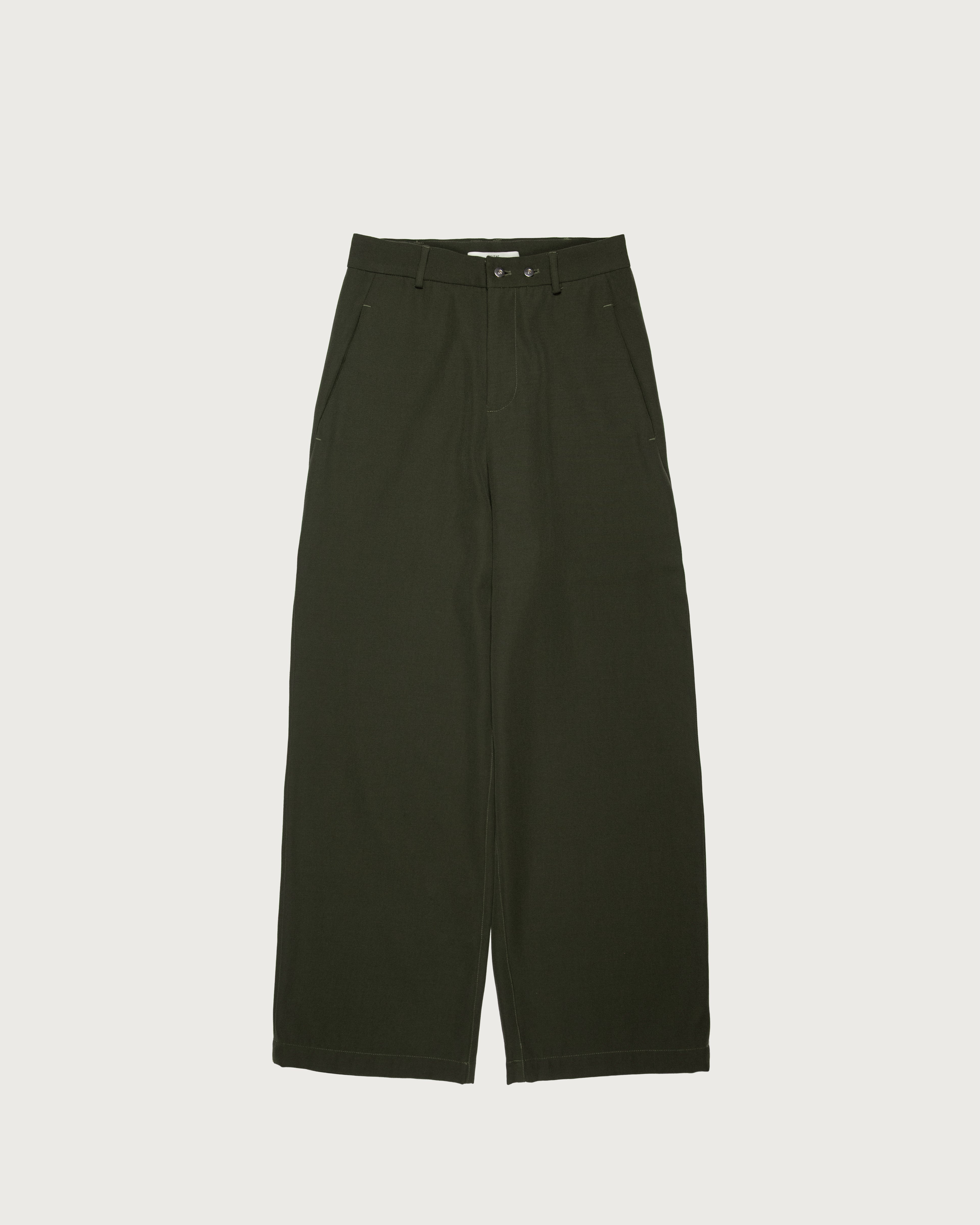 Overture Trousers in Cotton Twill Storm Grey
