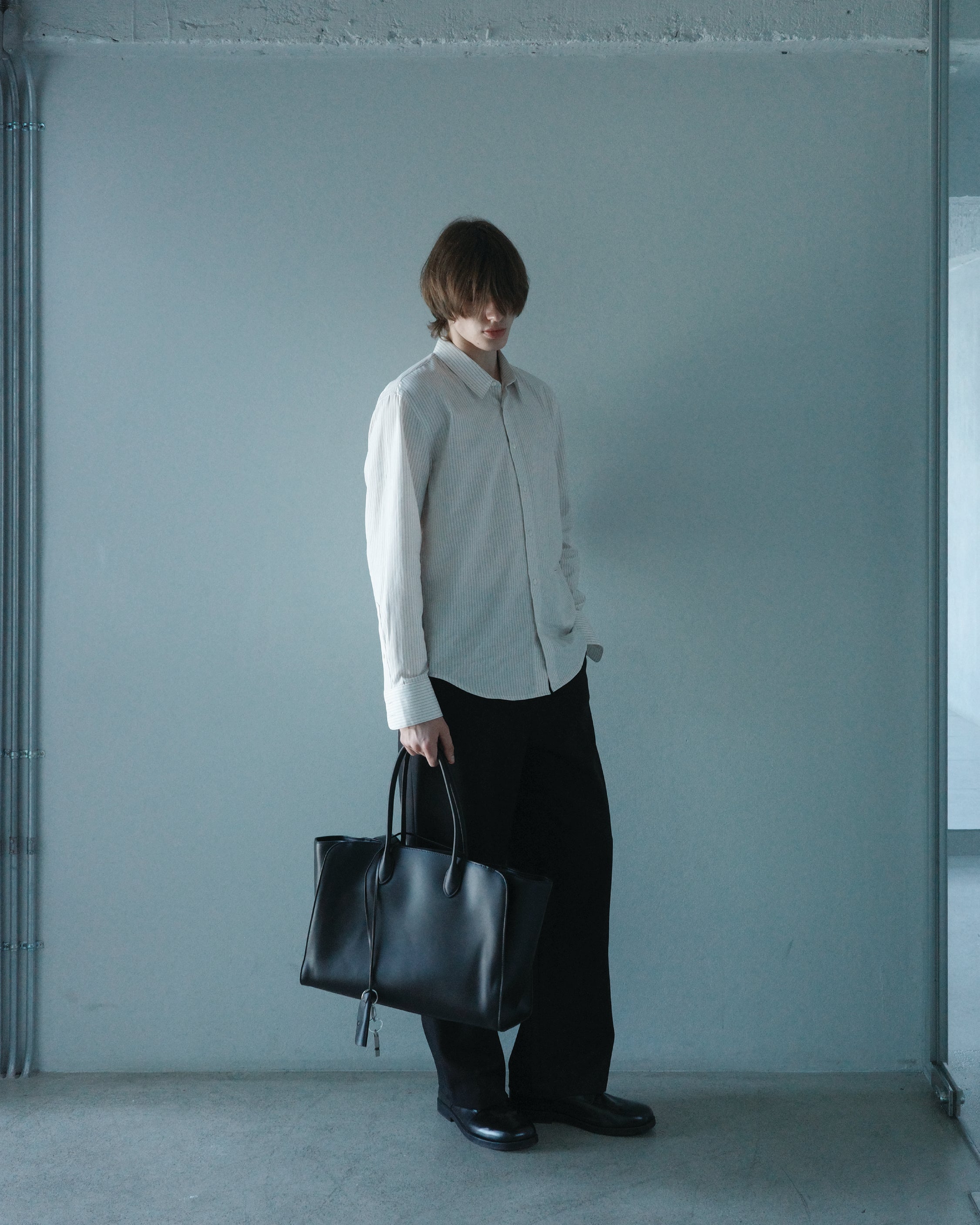 Vitrine Shirt in Washed Italian Cotton Twill