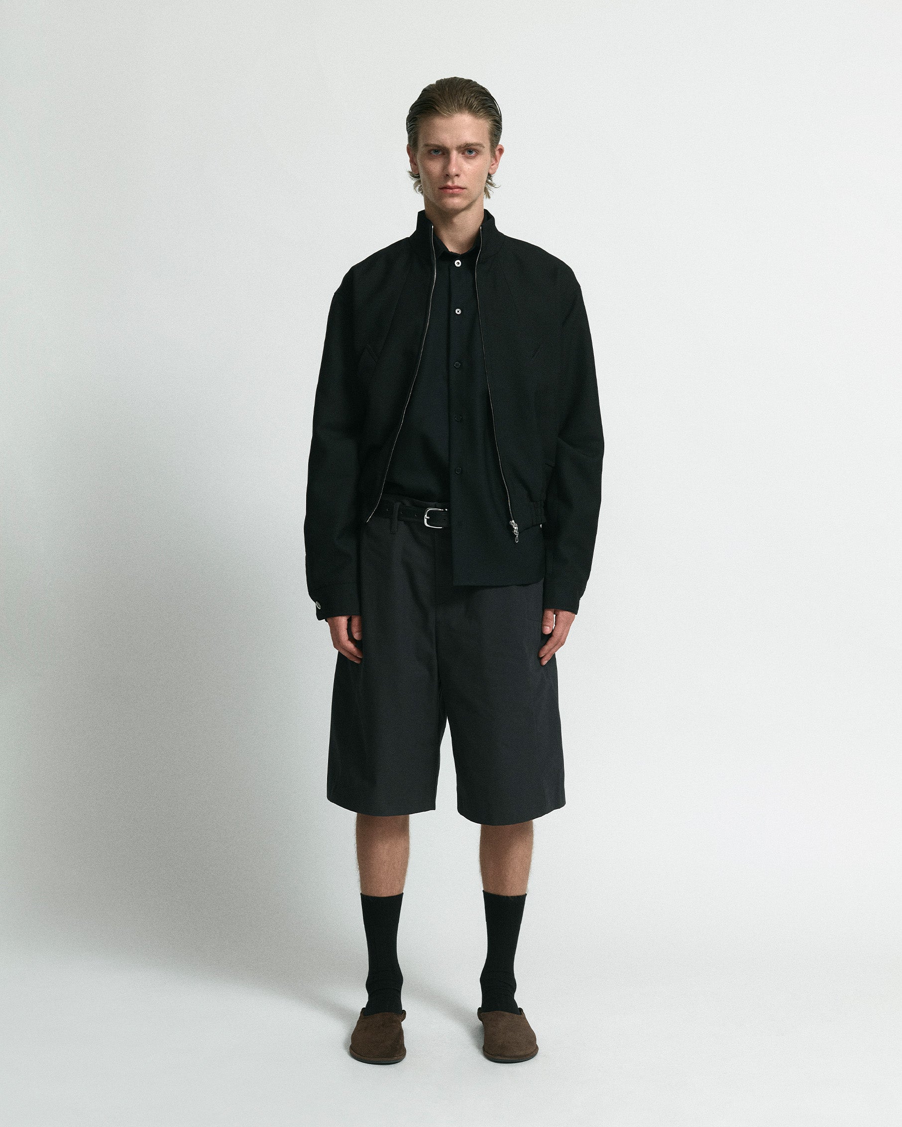 LUDOVICO BLOUSON IN VIRGIN WOOL BLEND