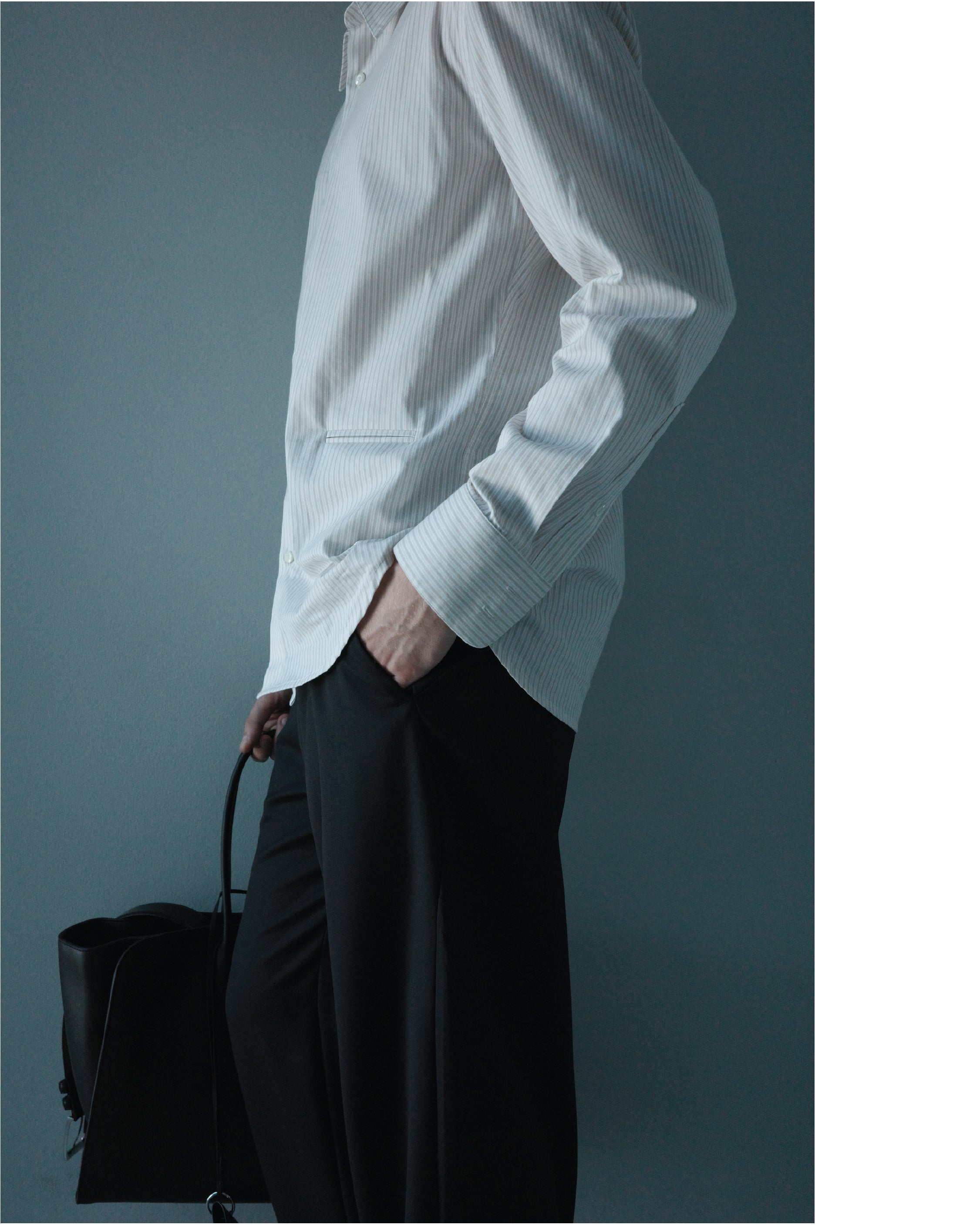 Vitrine Shirt in Washed Italian Cotton Twill