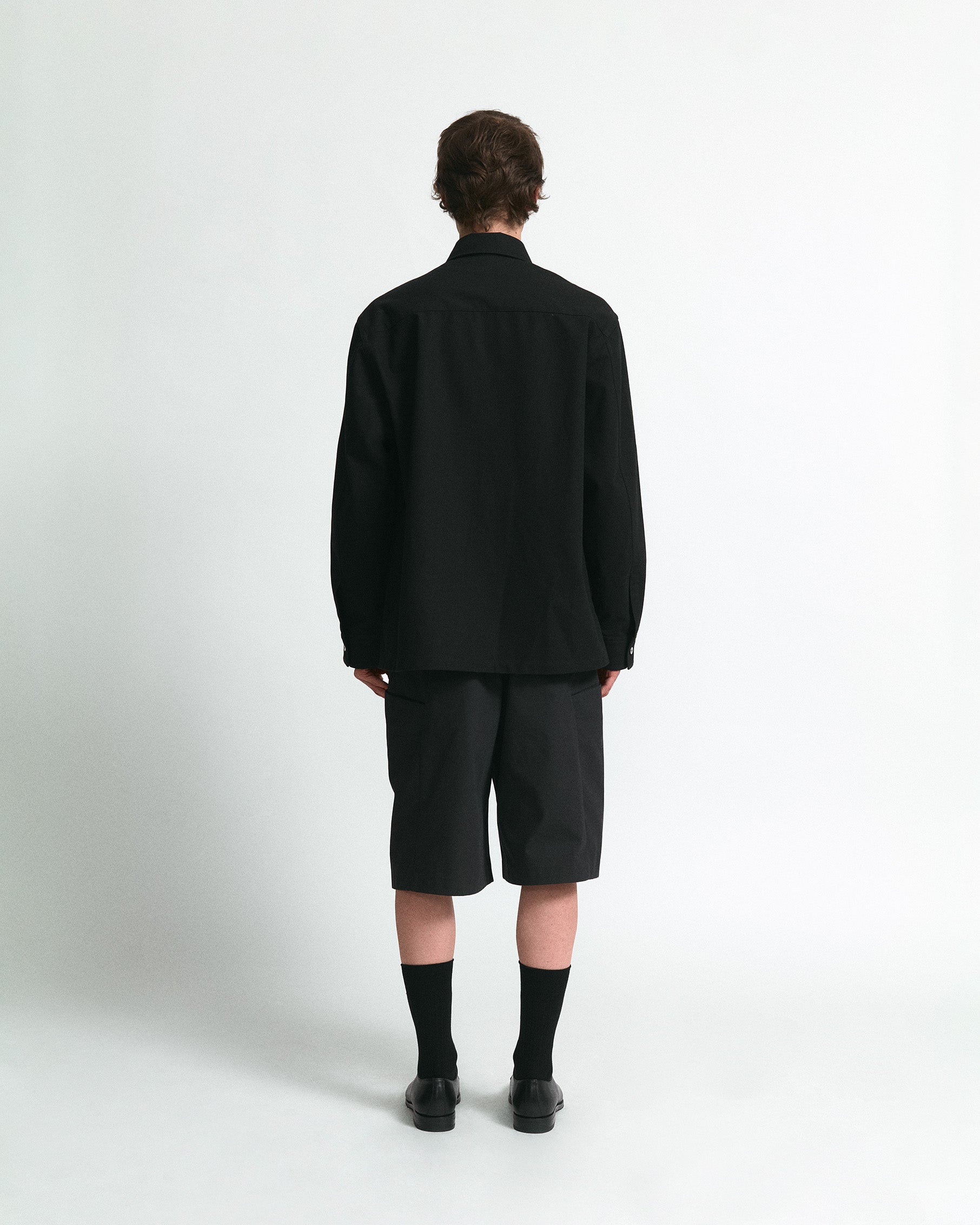 OVERTURE OVERSHIRT IN SILICA DYED COTTON TWILL